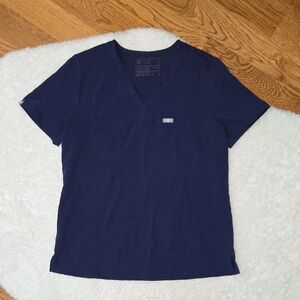 FIGS Navy Scrub Top, Womens Medium, Great Condition